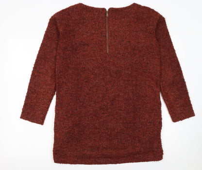 Next Women's Brown Chunky Knit Pullover Jumper Size 12