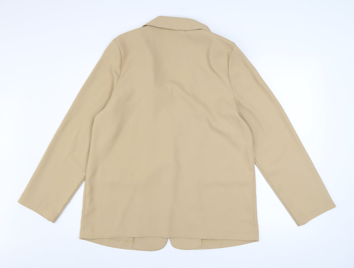 George Women Beige Regular Fit Blazer Jacket Size 14