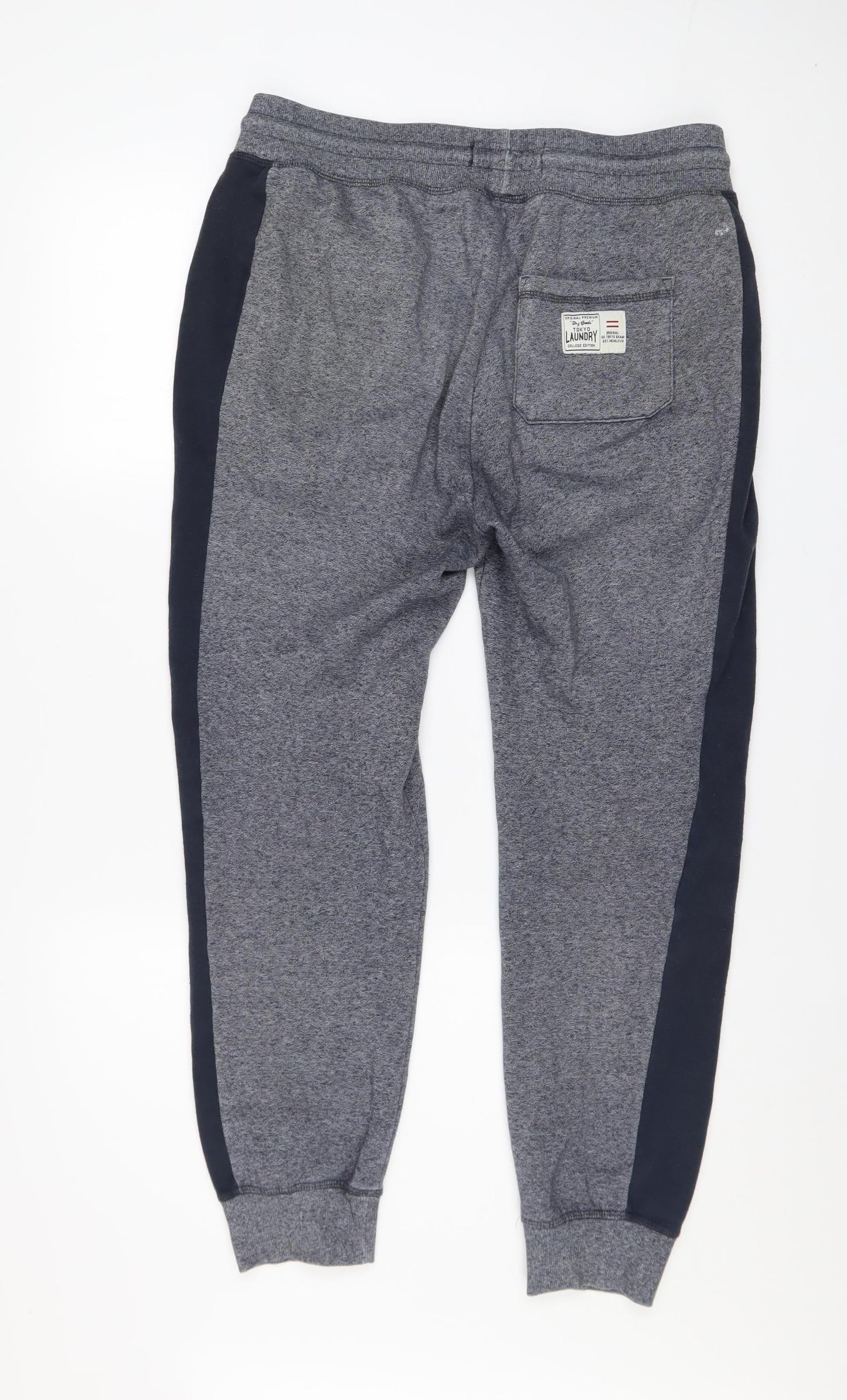 Tokyo Laundry Men's Grey Jogger Sweatpants Medium Regular Fit