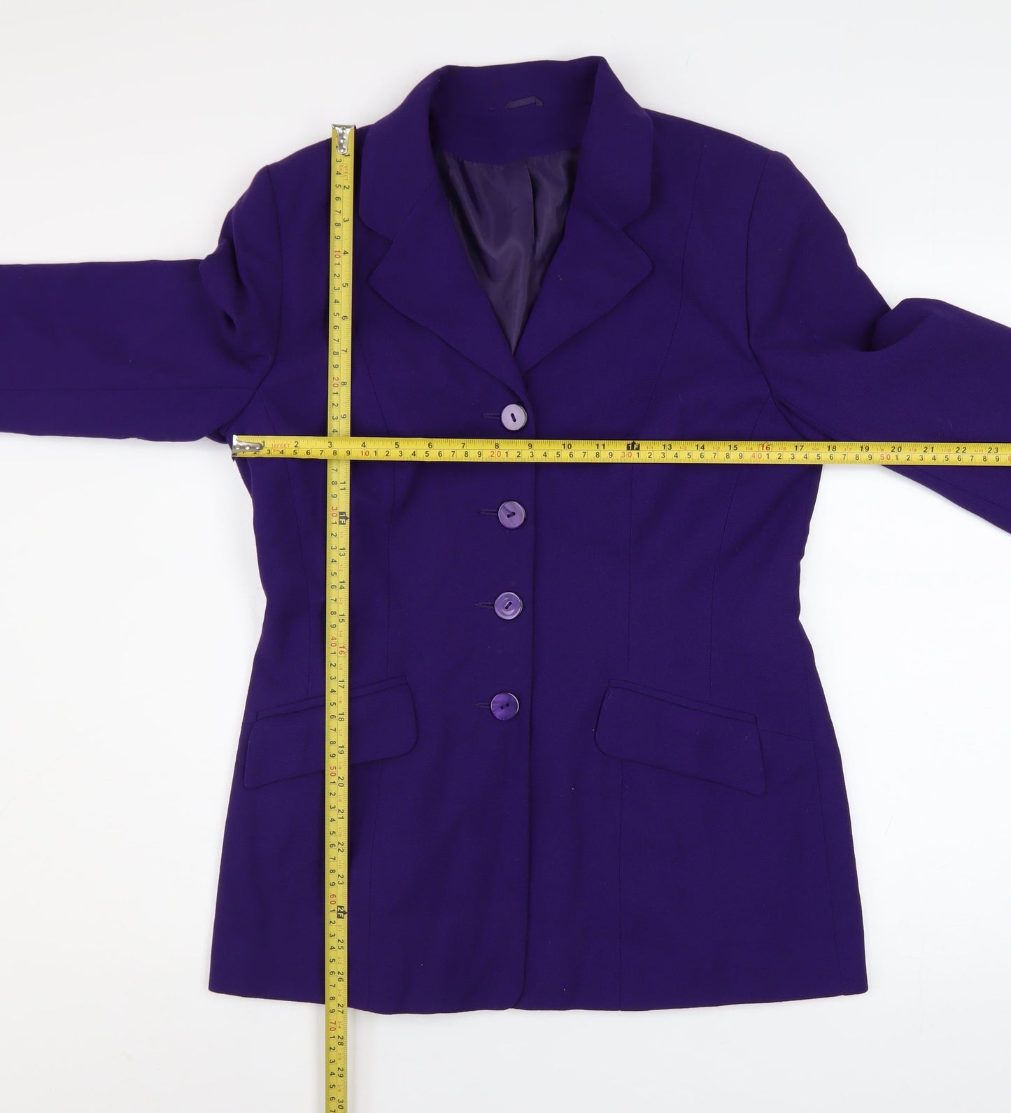Debenhams Women’s Purple Classic Blazer Jacket Size 12