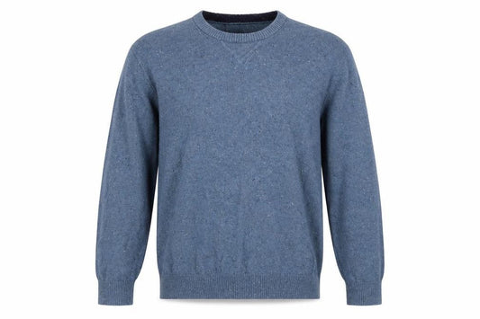 Gap Men's Blue Cotton Cashmere Crew Neck Jumper Size L