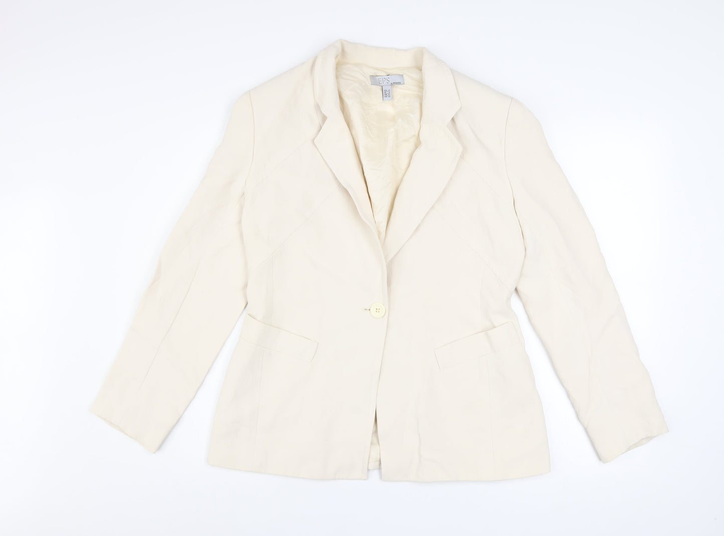 Episode Women's Ivory Wool Blend Blazer Jacket Size 12