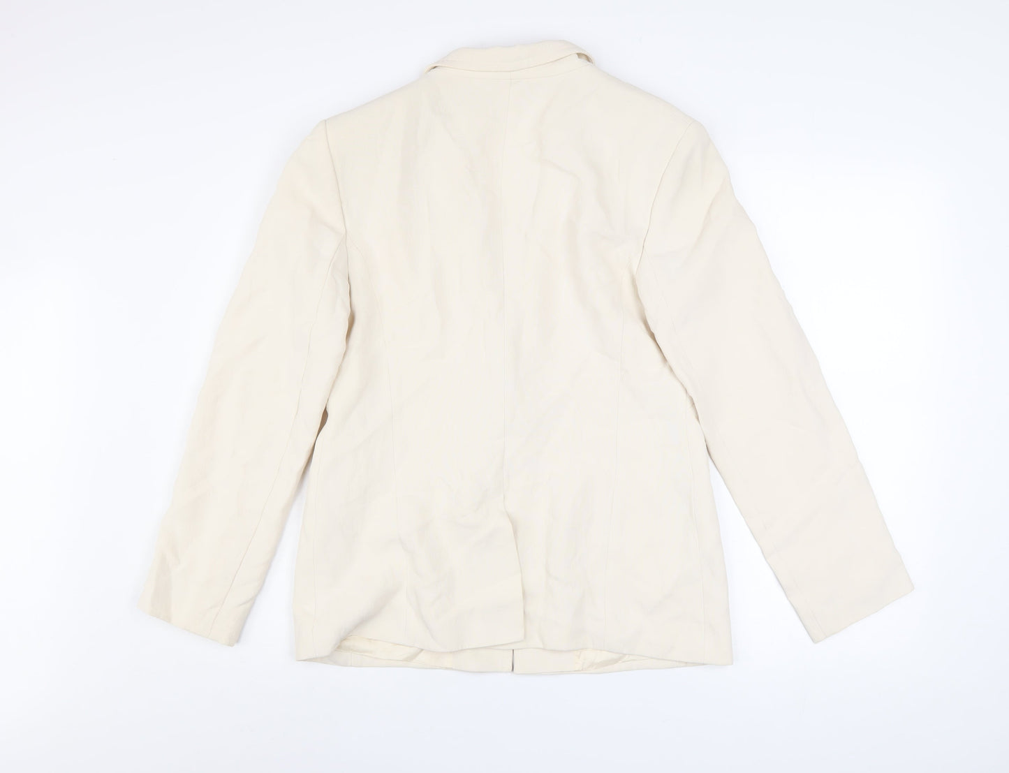 Episode Women's Ivory Wool Blend Blazer Jacket Size 12