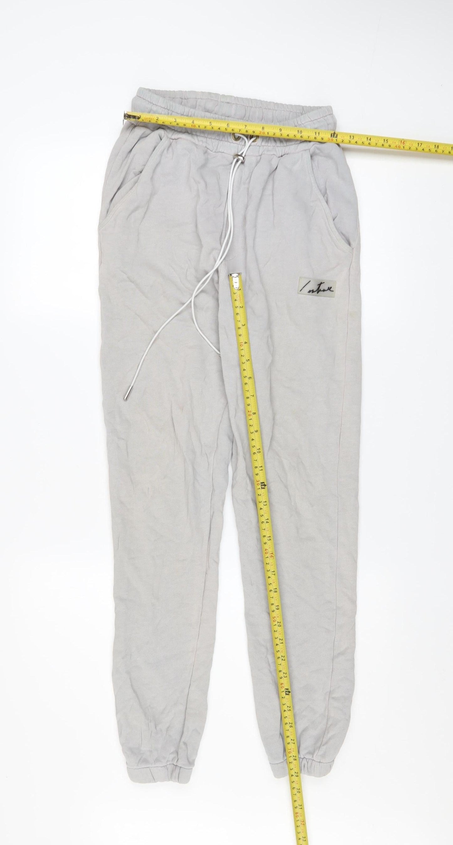 The Couture Club Men's Grey Cotton Jogger Trousers XS