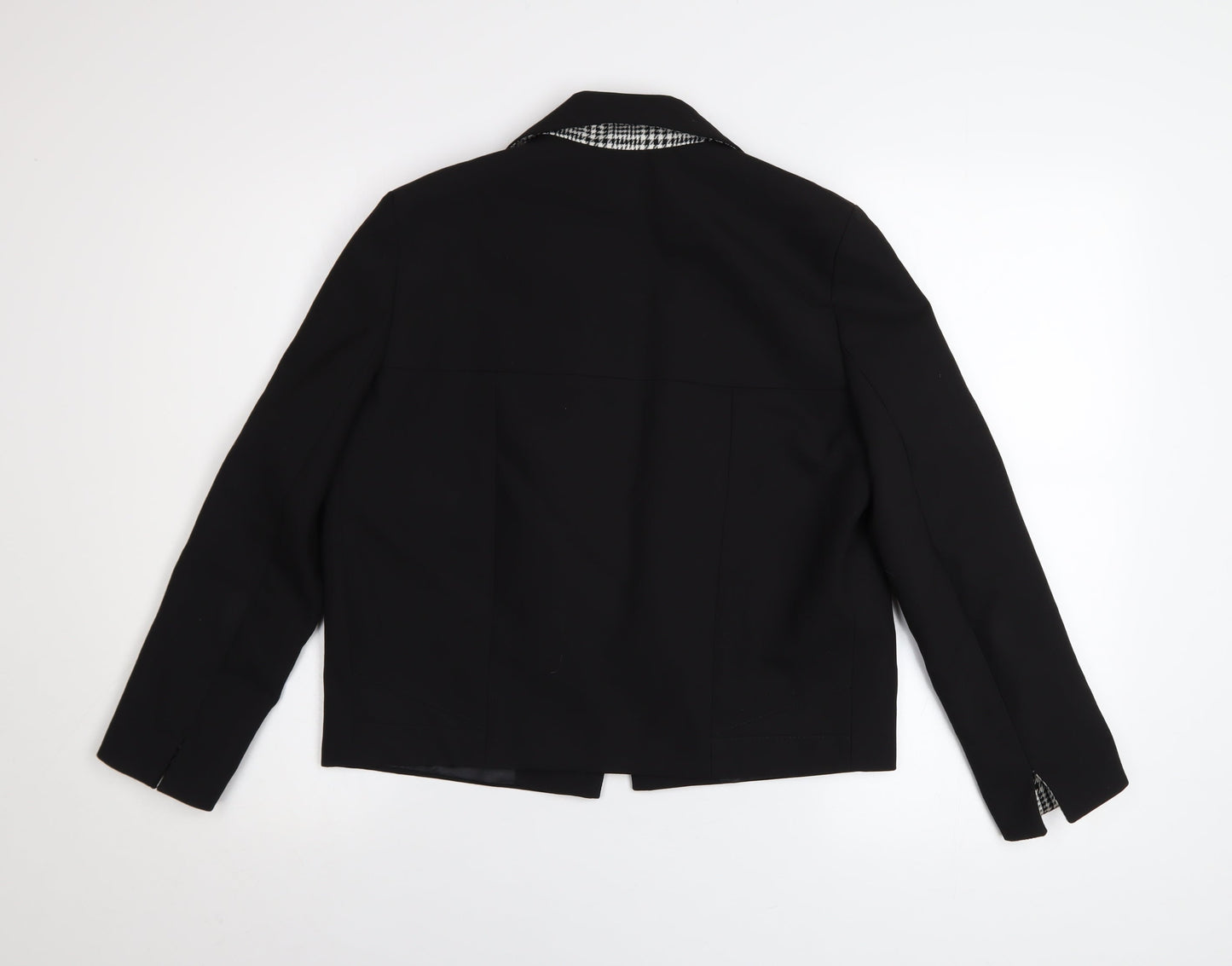 Next Womens Black Blazer Jacket Size 6 Regular Single Breasted