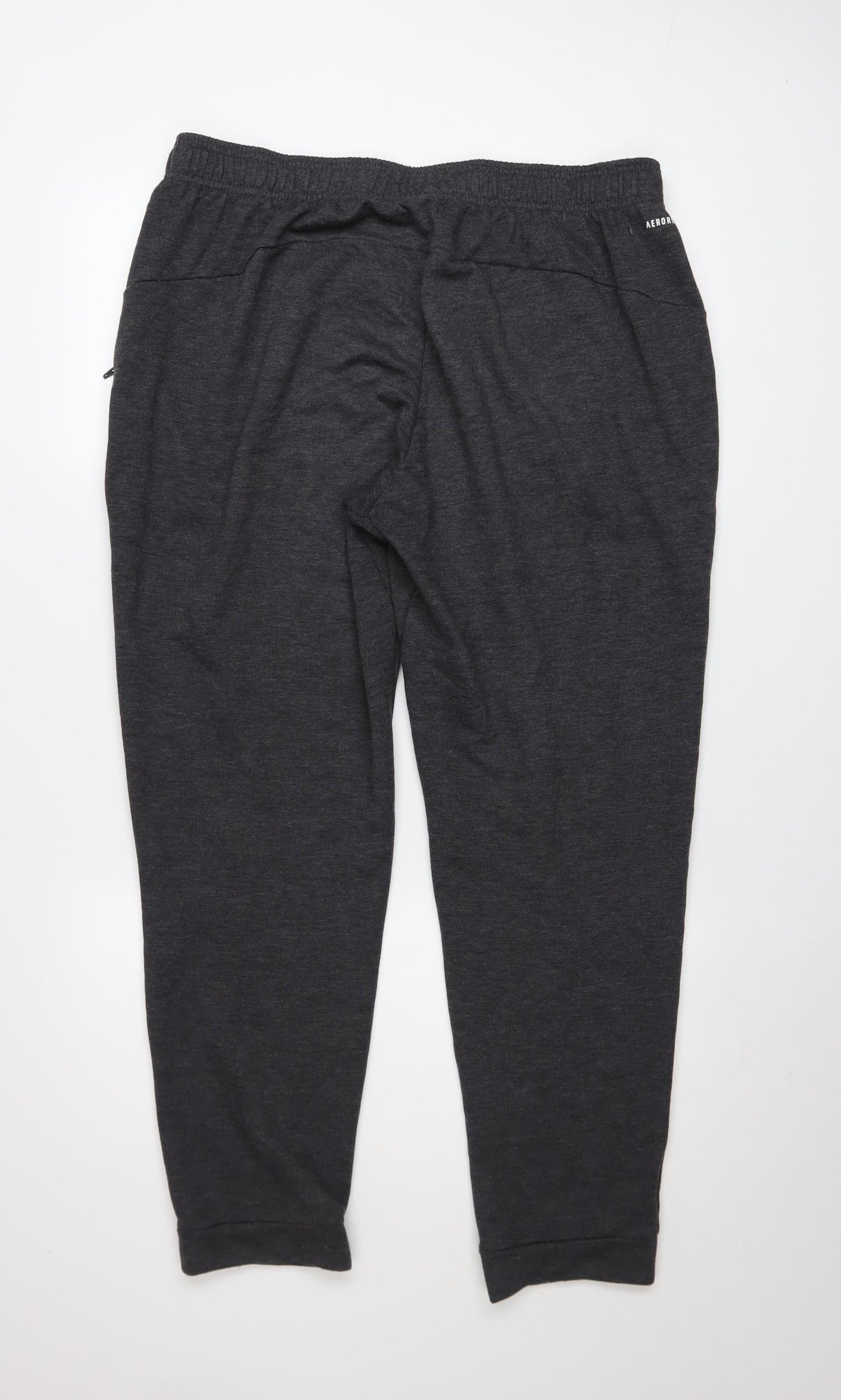Adidas Men Black Jogger Sweatpants Size M Elastic Waist