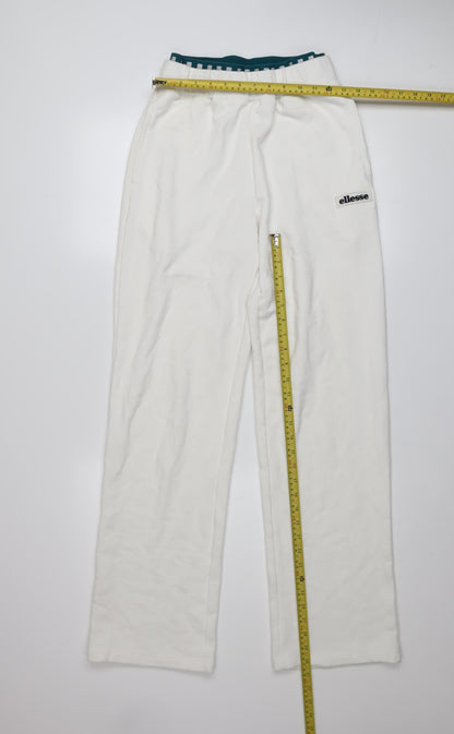 Preloved Ellesse Womens White Size 8 Straight Leg Sweatpants Joggers - Back