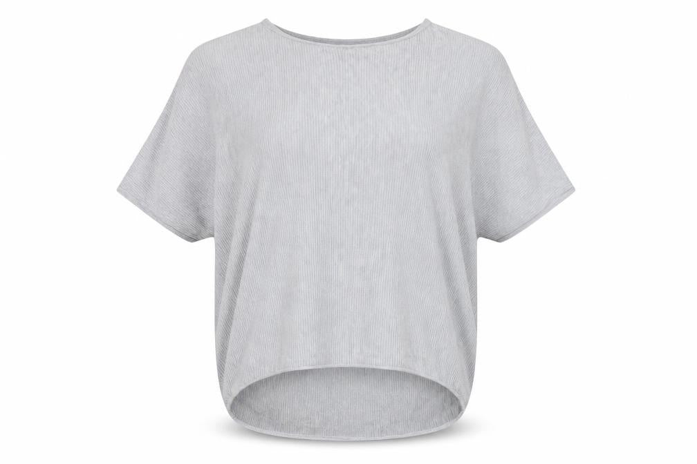 Phase Eight Women Grey Knit Relaxed Fit 3/4 Sleeve Pullover Jumper M
