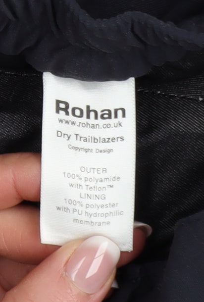 Rohan Mens Navy Cargo Trousers L Polyamide Waterproof Workwear