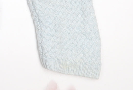 Monsoon Women Blue Knit Alpaca Blend Pullover Jumper M