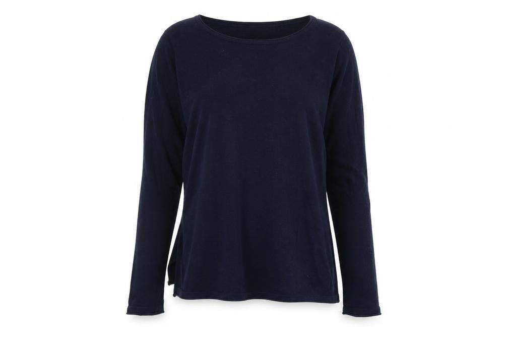 Vero Moda Women's Blue Long Sleeve Knit Pullover Jumper Size L