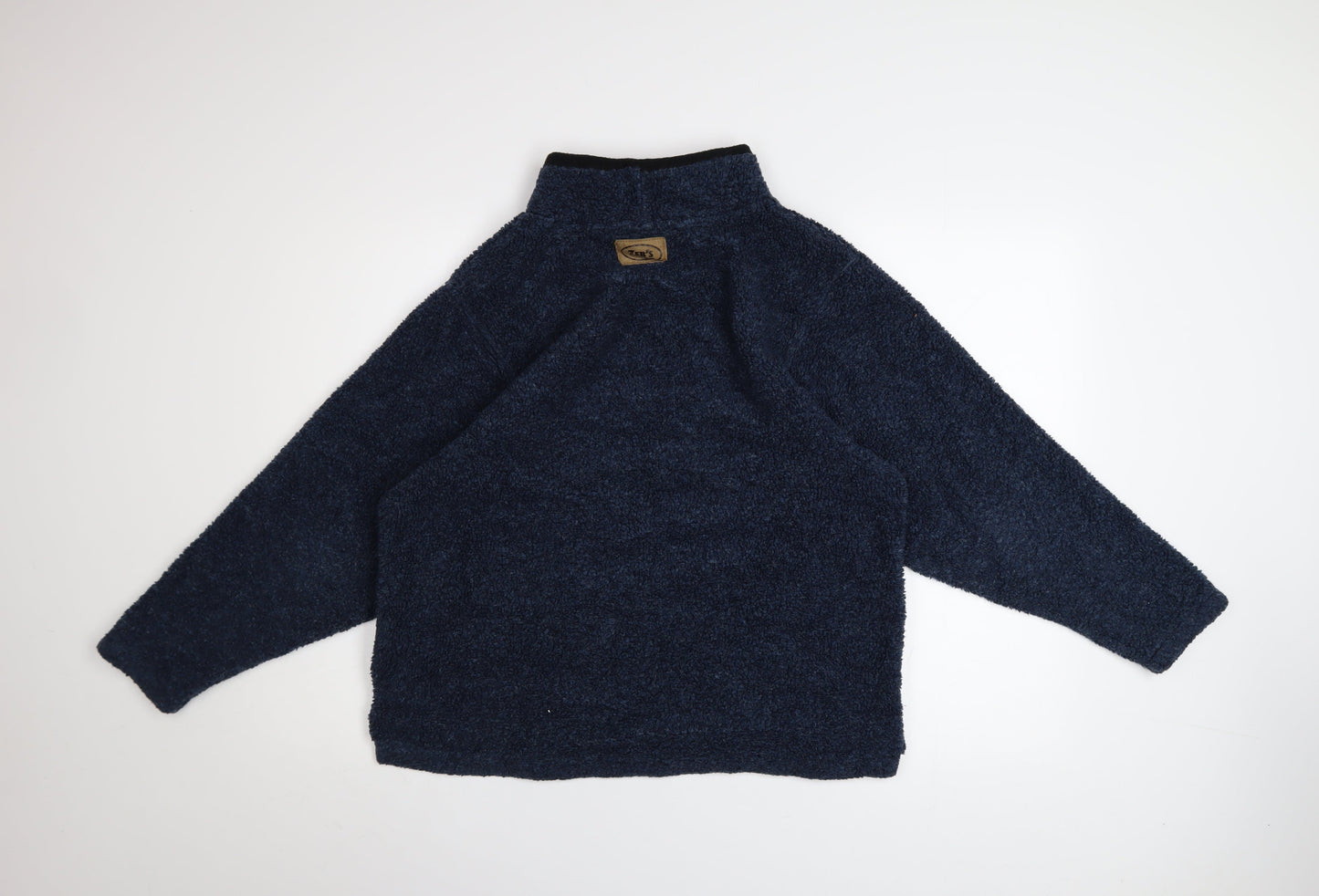 Chuck Roast Women's Blue Fleece Pullover Sweatshirt Size 14