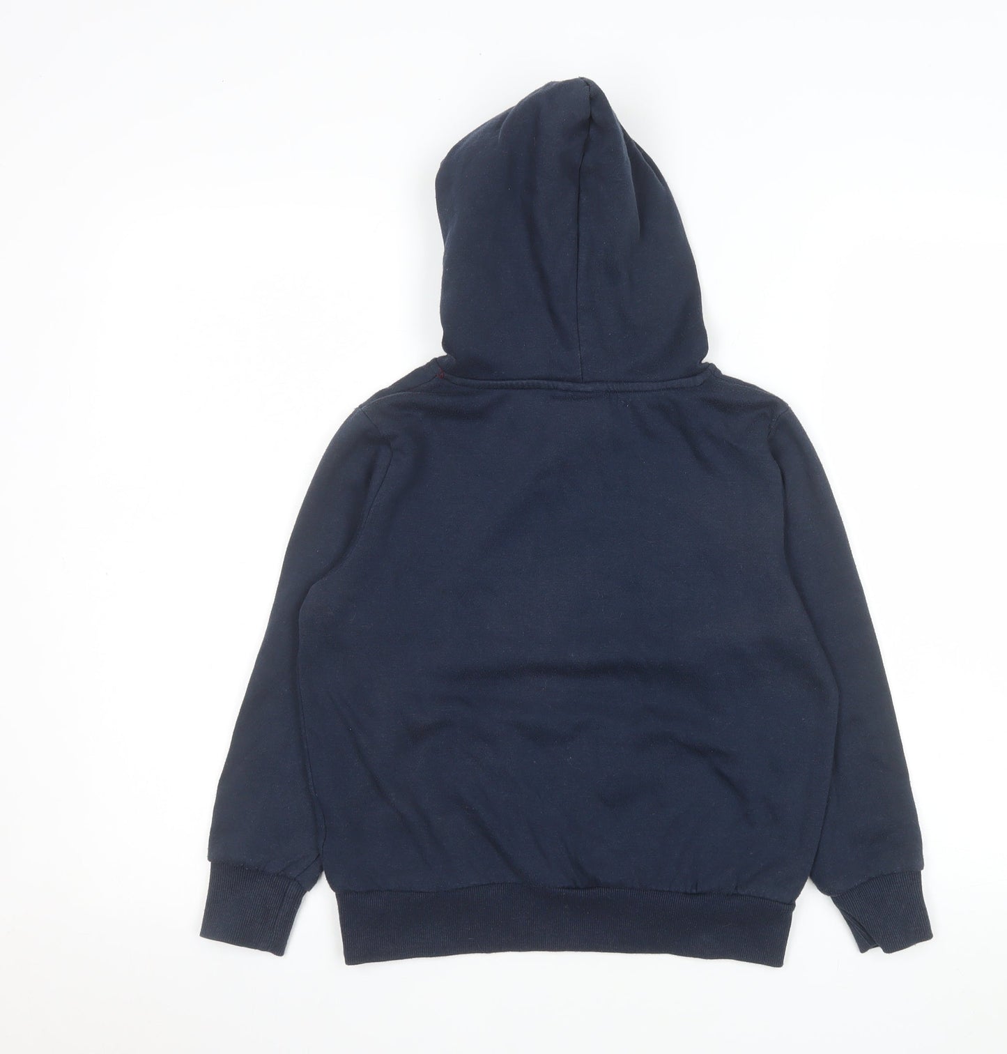 Liverpool FC Boys Navy Hoodie 8-9 Years Pullover Hooded Sweatshirt