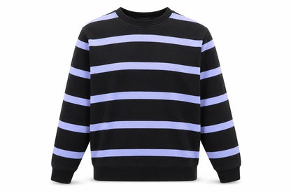 Marks & Spencer Men's Blue Striped Crew Neck Sweatshirt Size S