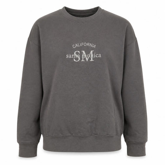 PrettyLittleThing Women’s Grey Santa Monica Pullover Sweatshirt Size S