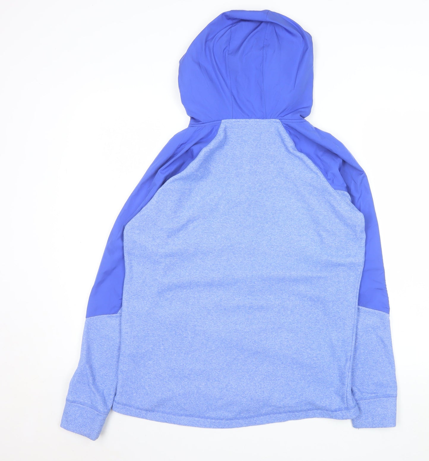 Under Armour Mens Blue Hooded ColdGear Full Zip Jacket Size M