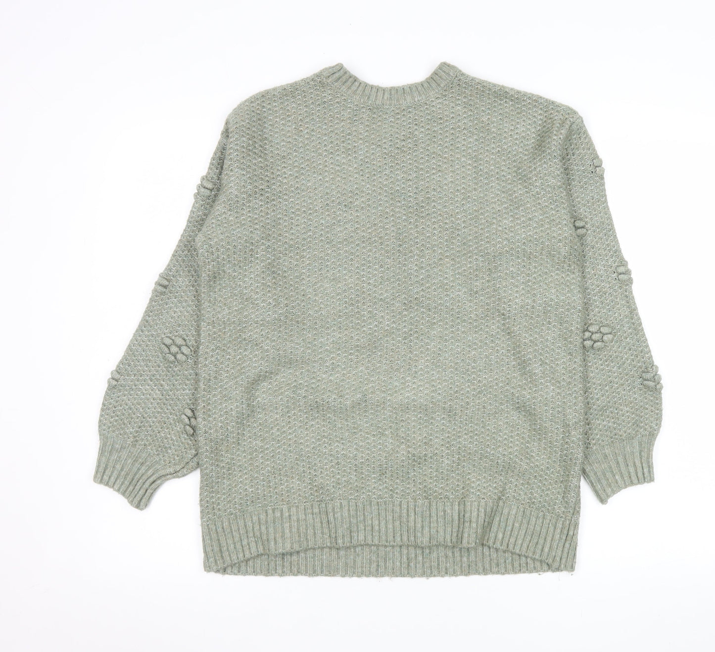 Marks and Spencer Women’s Green Chunky Knit Jumper XS