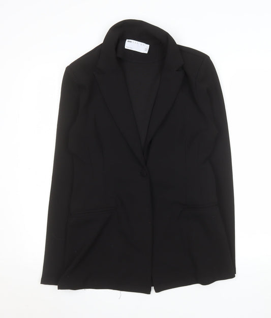 ASOS Design Women's Black Tall Blazer Jacket UK 12 Classic Fit