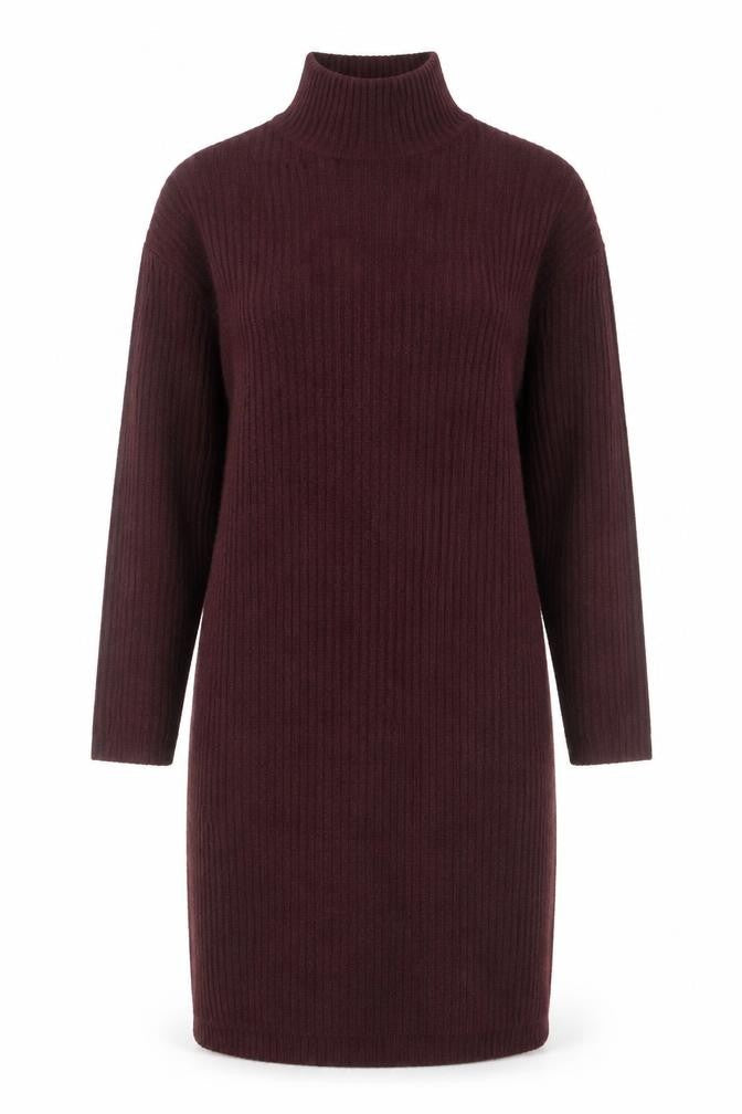 New Look Women Maternity Red Mock Neck Long Sleeve Tunic Jumper Size S