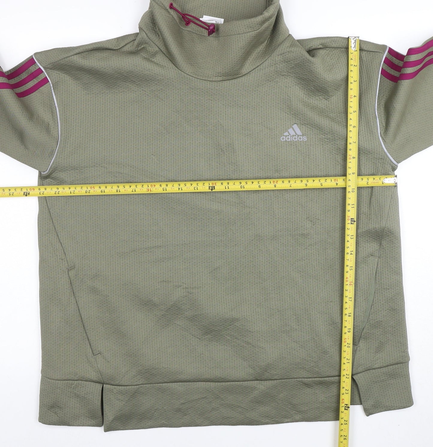 Adidas Women’s Green Long Sleeve Pullover Sweatshirt Size L Aeroready