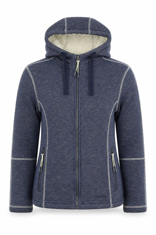 Weird Fish Women's Blue Size 8 Hooded Full Zip Sweatshirt