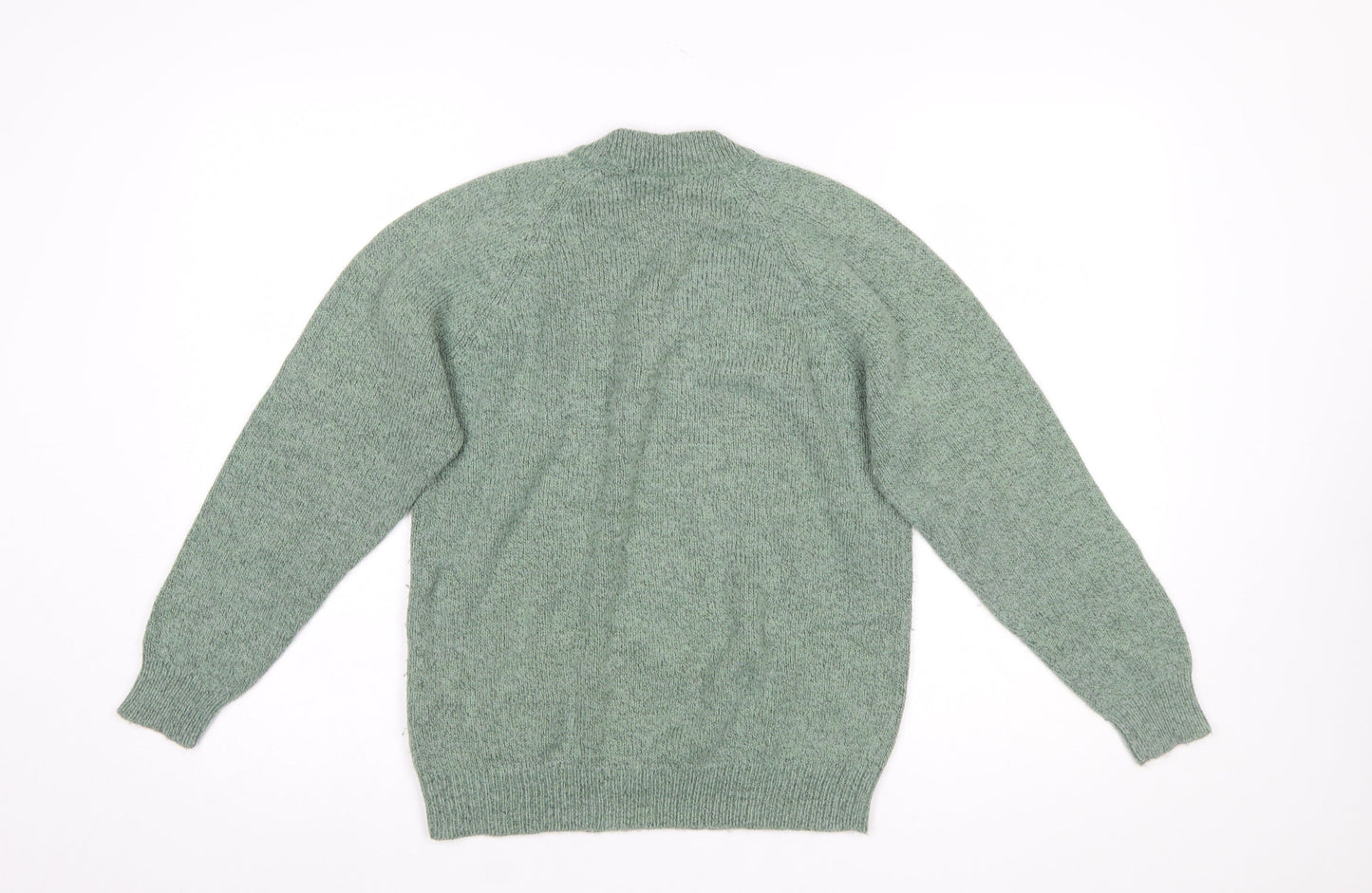 Damart Women’s Green Cable-Knit Pullover Jumper Size 12