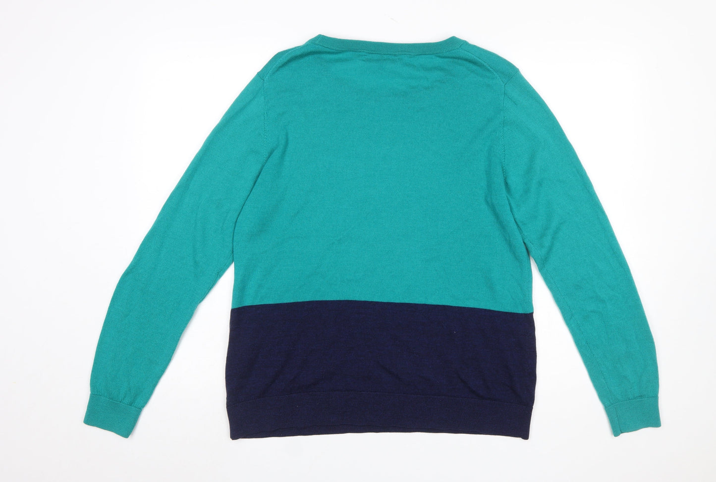 Rohan Womens Blue Size 14 Crew Neck Long Sleeve Pullover Jumper