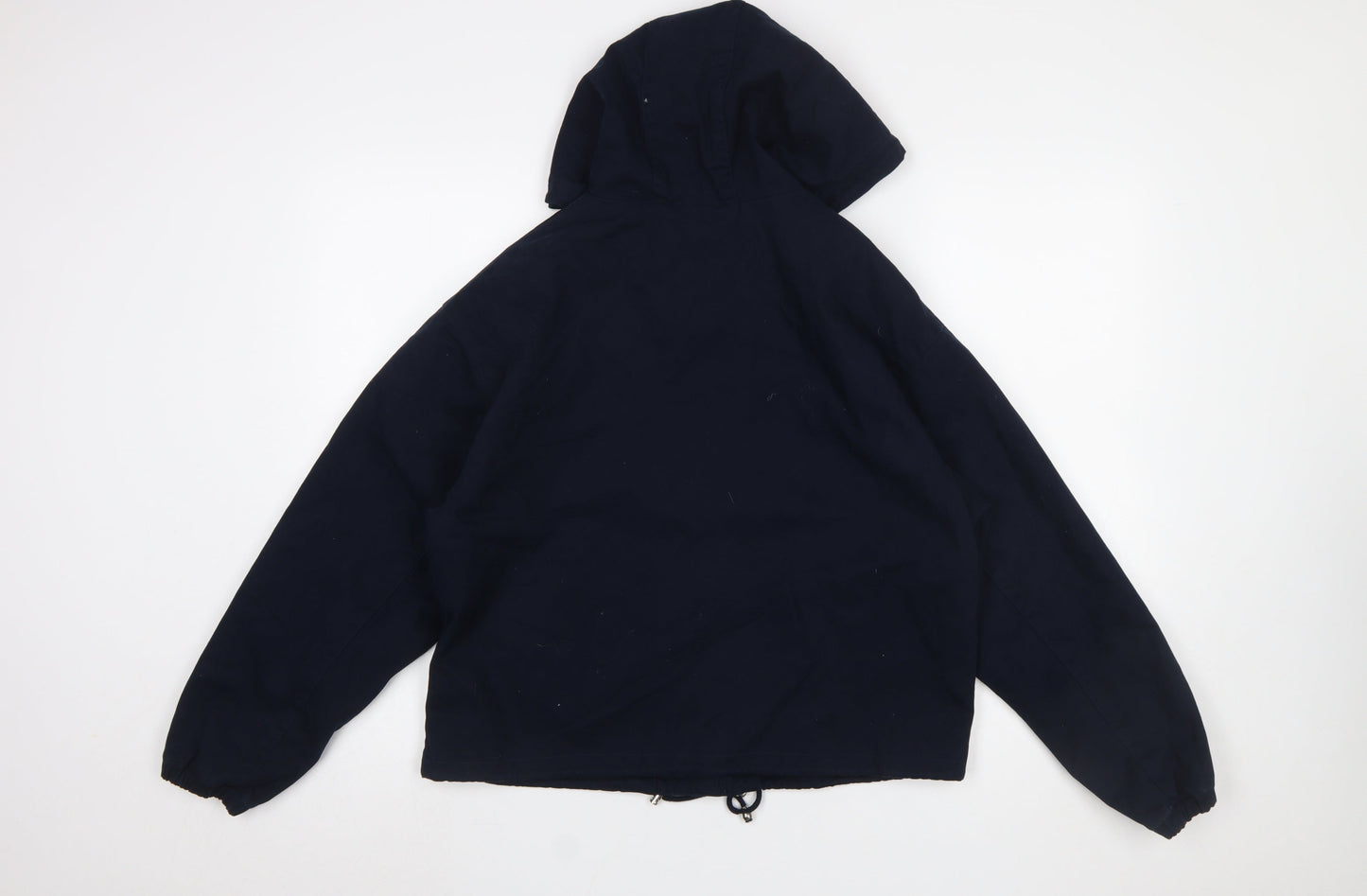 George Women's Blue Hooded Cotton Anorak Jacket XS