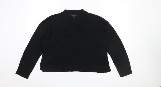 New Look Women's Black Knit Pullover Jumper Medium