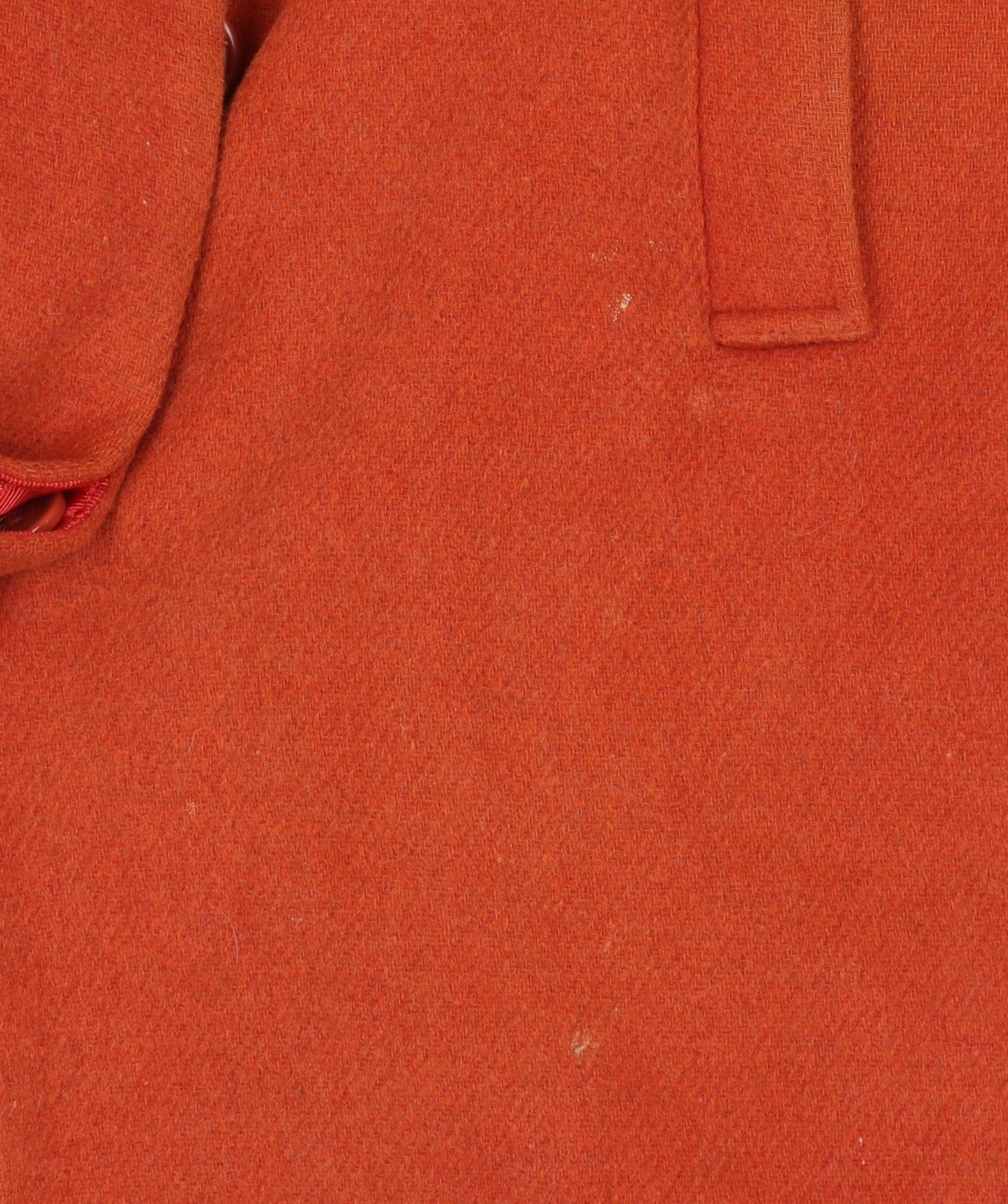 Dickins & Jones Women's Red Wool Mid-Length Overcoat Size 8