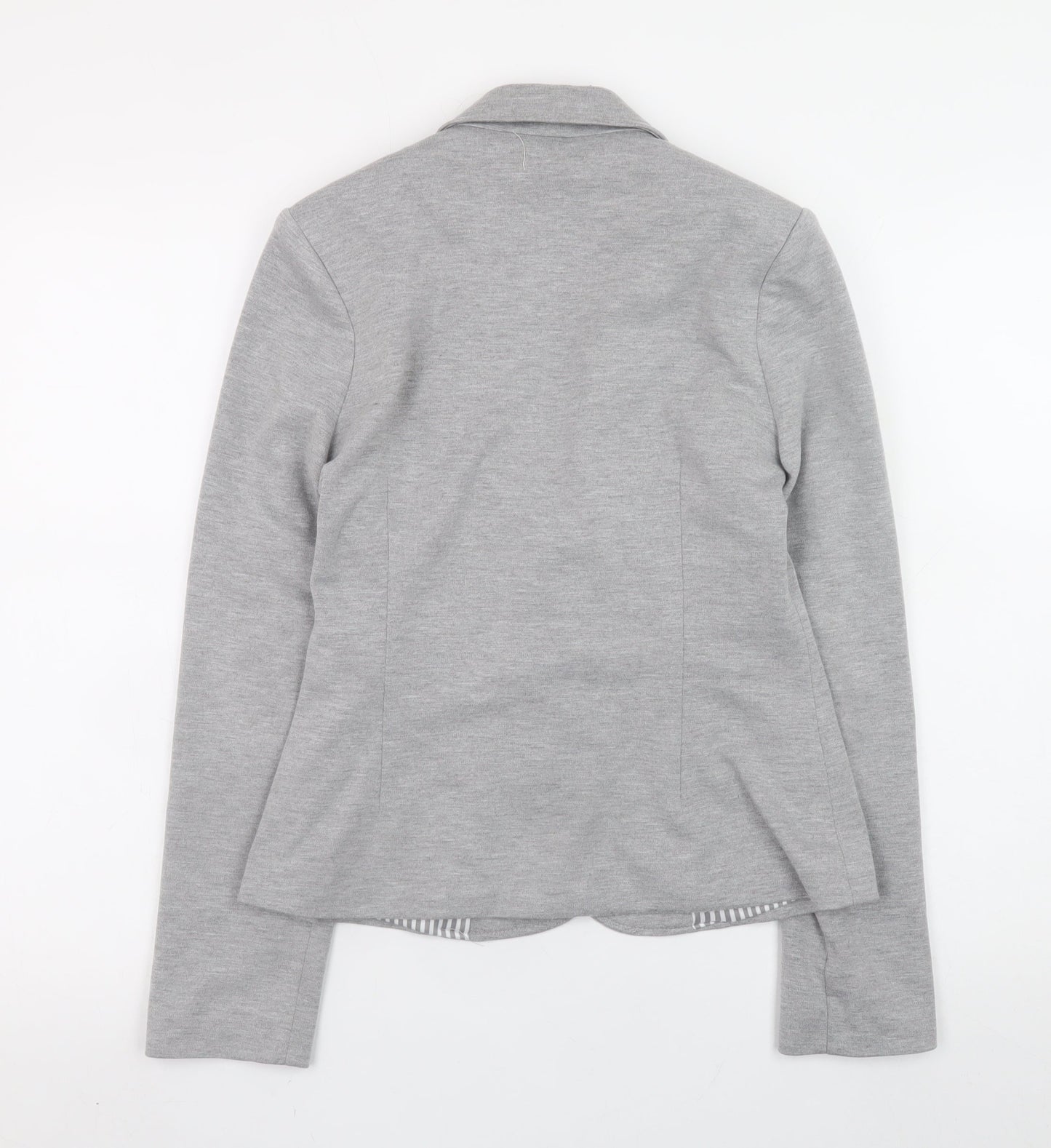Atmosphere Womens Grey Blazer Size 10 Regular Fit Single Button