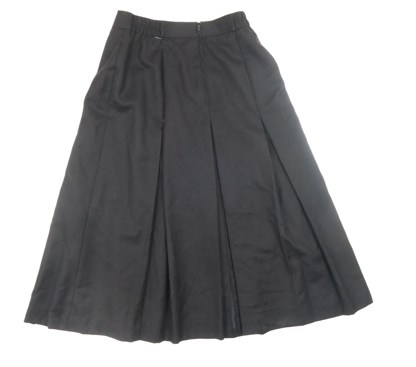 Bianca Womens Black Midi Pleated Lined Formal Skirt Size 10
