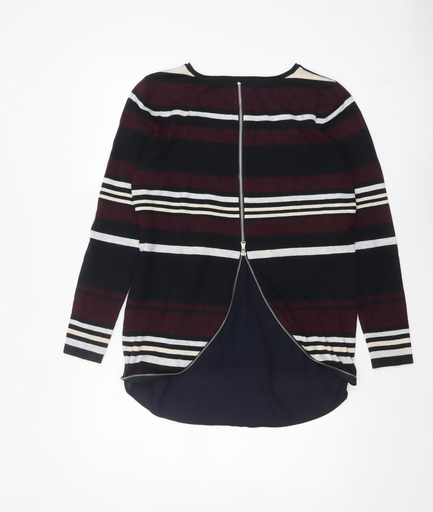 Principles by Ben de Lisi Women's Black Stripe Size 12 Pullover Jumper