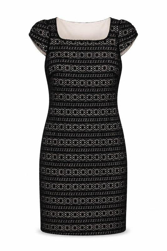 Marks & Spencer Women Black Lace Sheath Dress Size 14