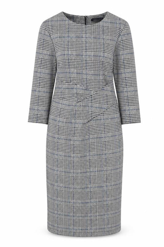 Marks & Spencer Women’s Grey Check Sheath Dress Size 10