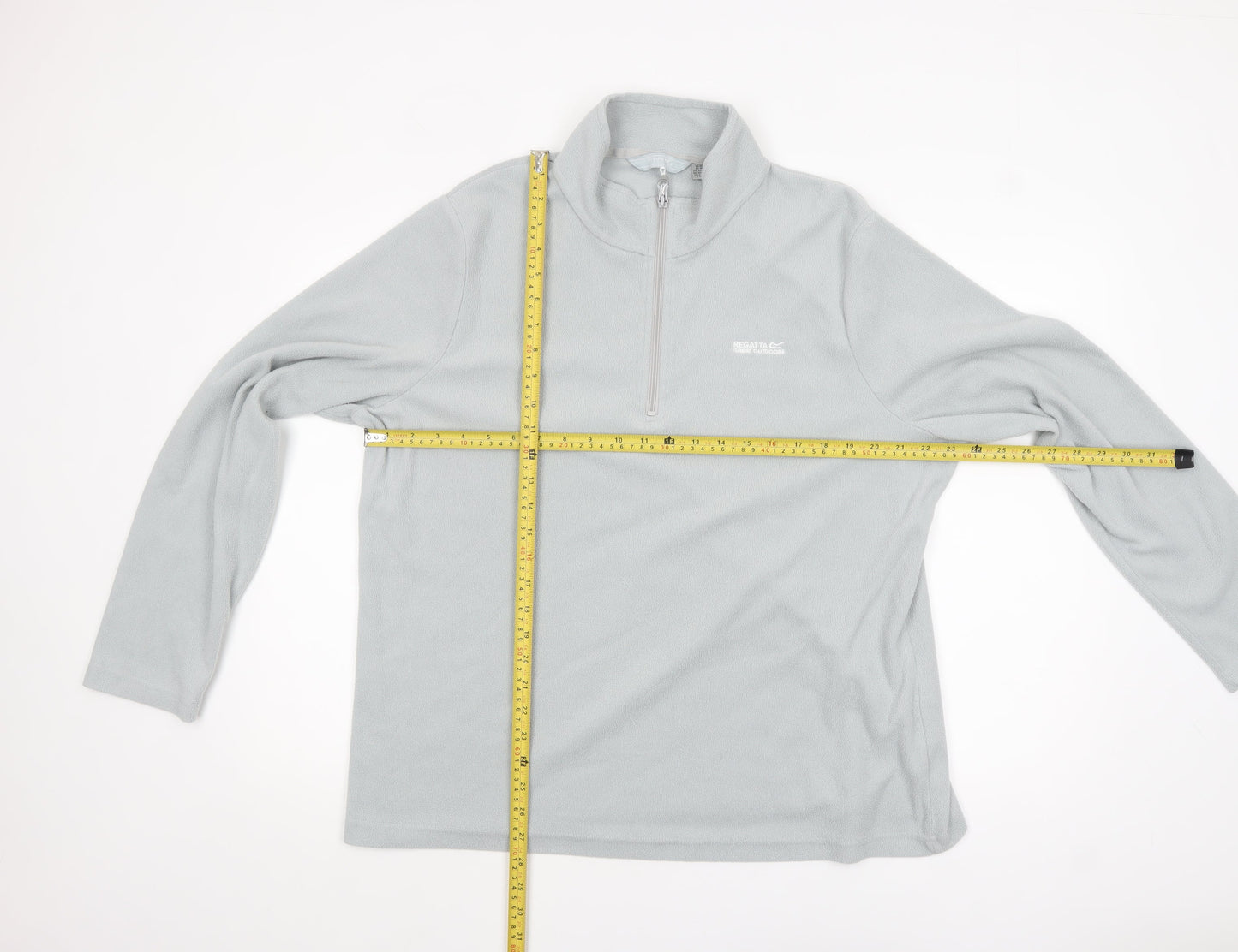 Regatta Women Grey 1/4 Zip Fleece Sweatshirt Size 20