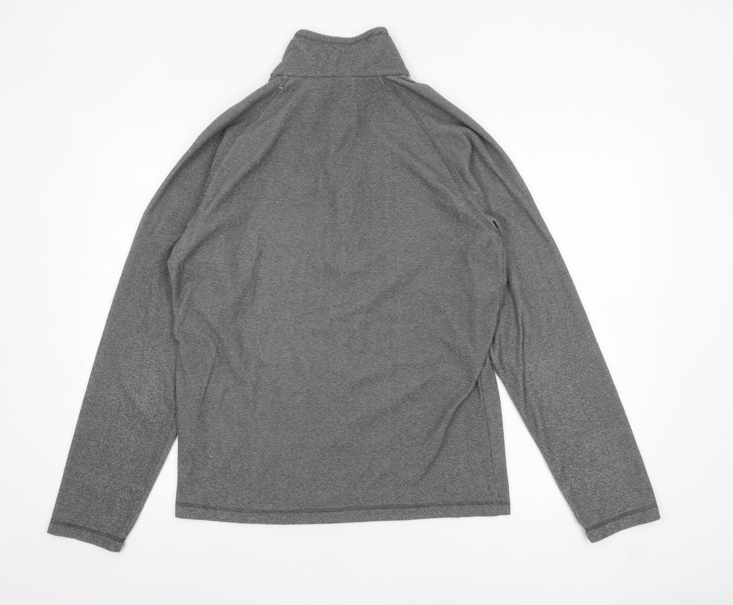 Regatta Mens Grey Half Zip Fleece Sweatshirt M Outdoor Pullover