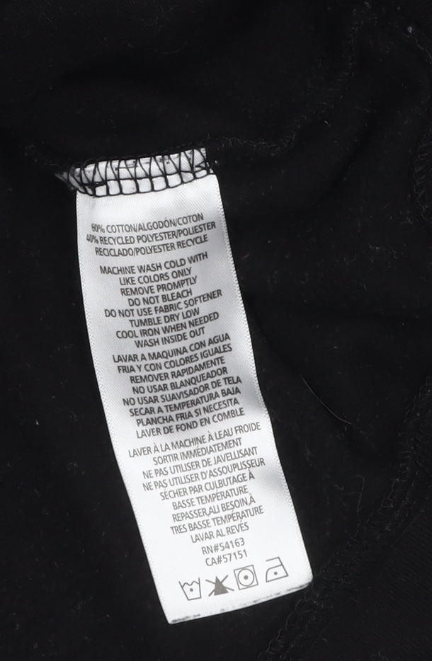 Calvin Klein Jeans Womens Black M Crew Neck Pullover Sweatshirt