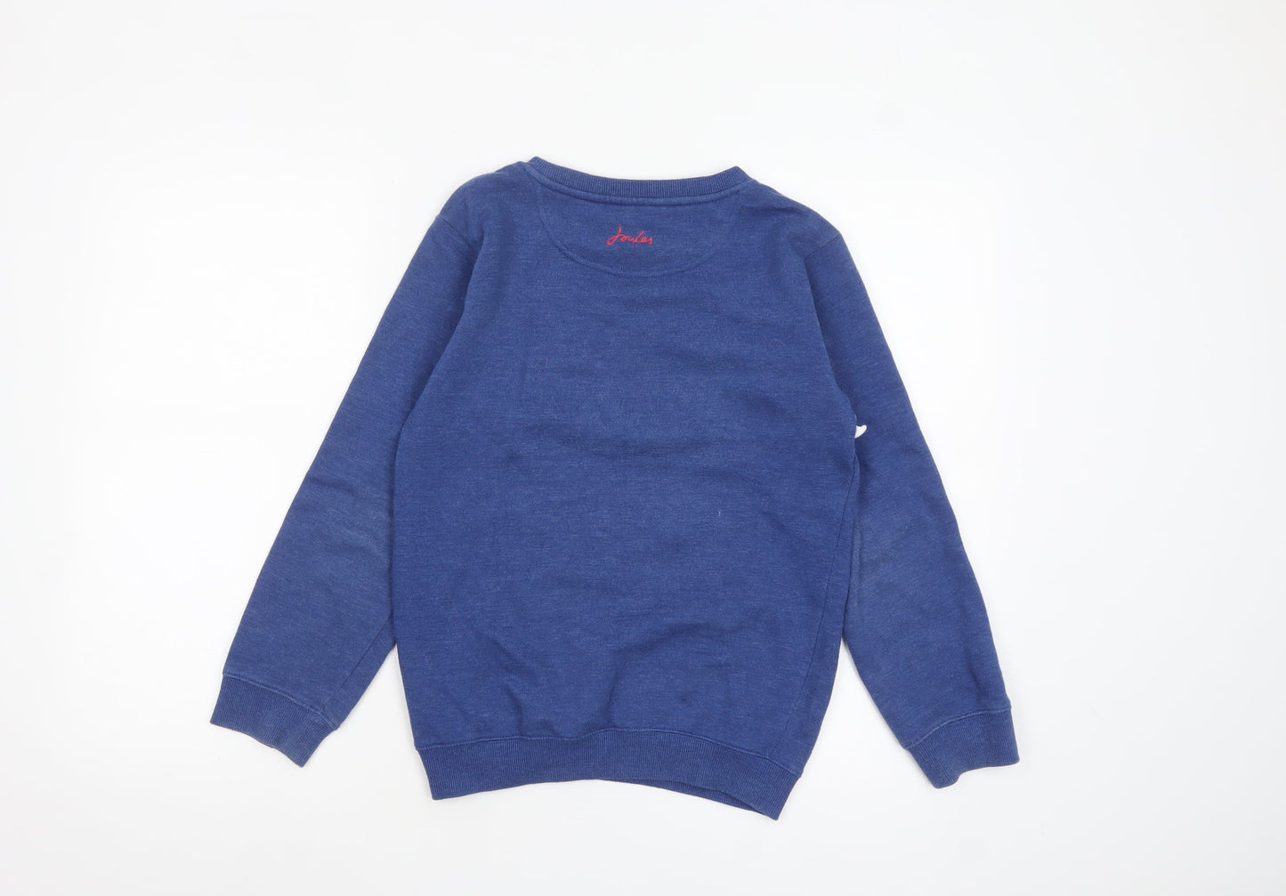 Joules Boys Blue Shark Graphic Pullover Sweatshirt 11-12 Years