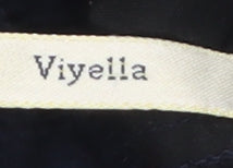 Viyella Women Black Corduroy Straight Trousers Size 12