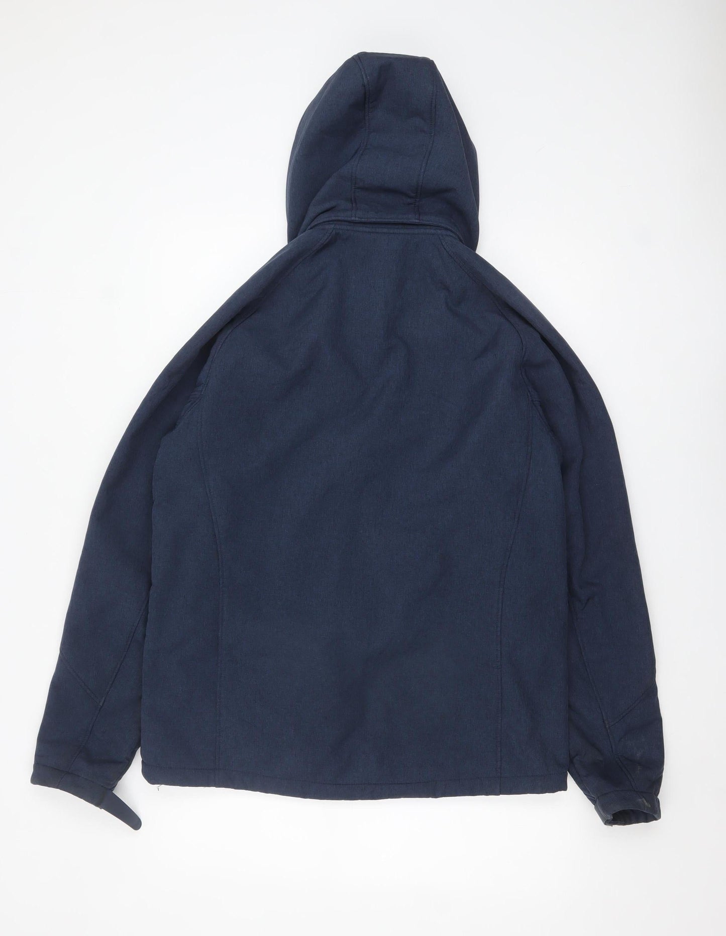 Kirkland Signature Men's Blue Softshell Hooded Jacket Size M
