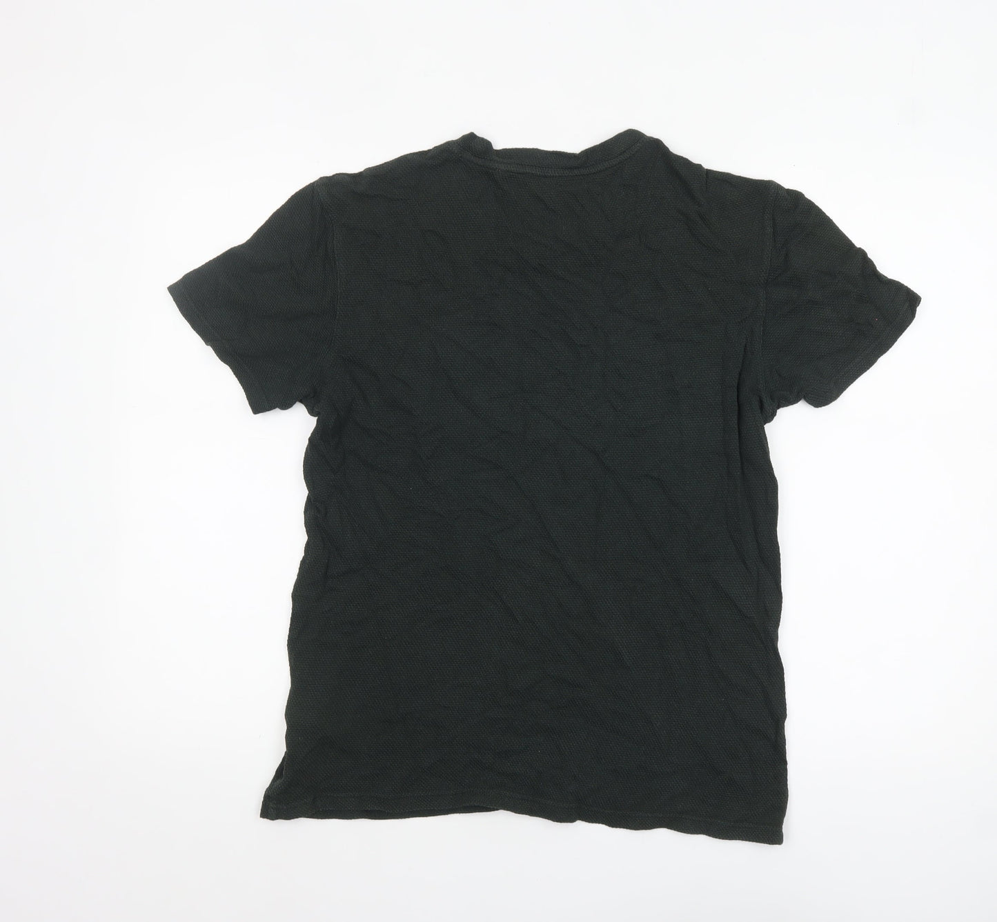 Ted Baker Men's Green Short Sleeve Crew Neck Cotton T-Shirt Size M