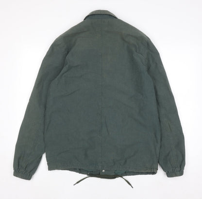 Farah Men’s Green Cotton Coach Jacket Size M Casual Classic