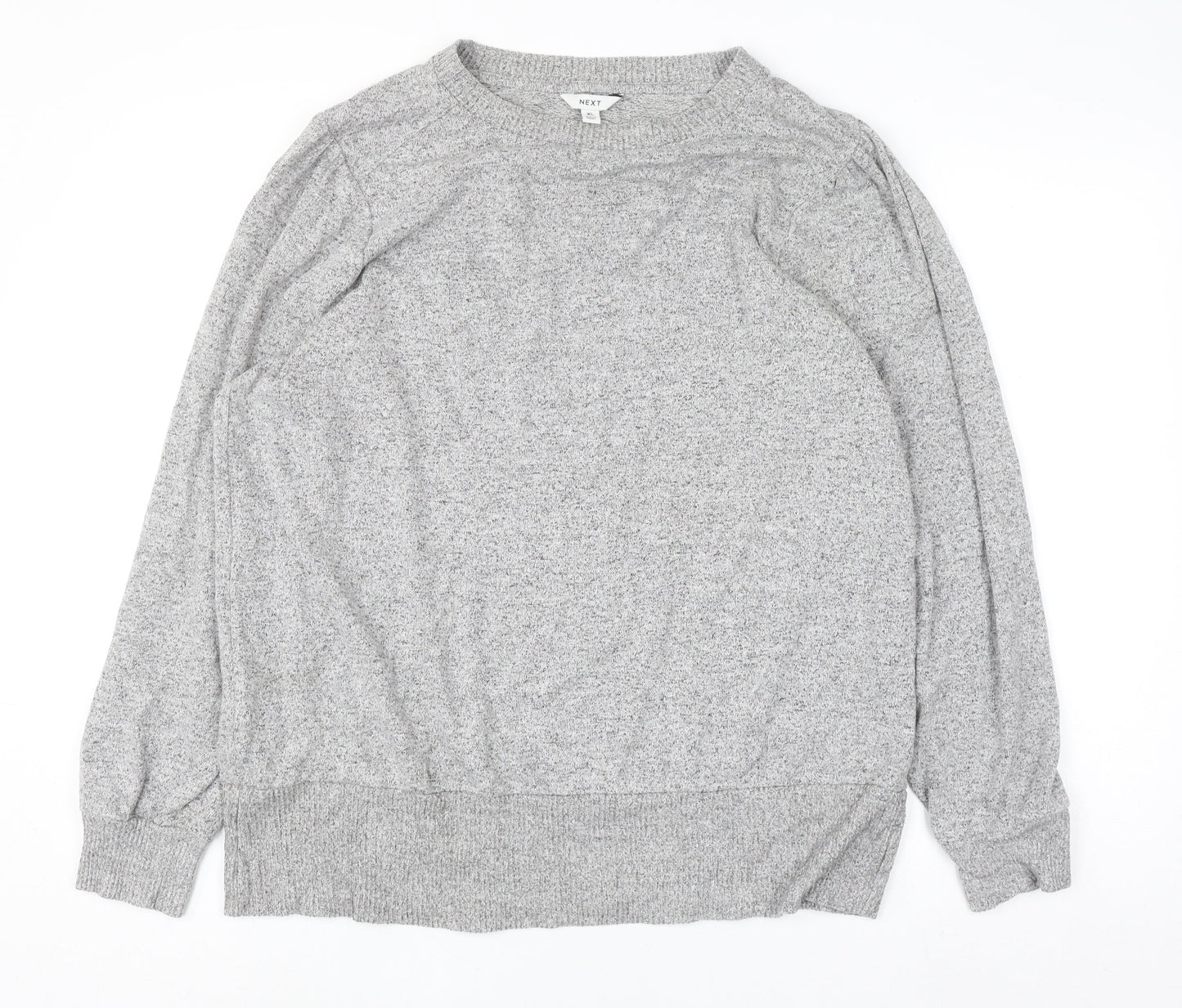 Next Women Grey XL Crew Neck Long Sleeve Pullover Jumper