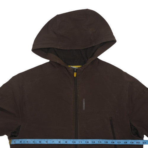 Nike Men's Brown Full Zip Fleece Hoodie Size M
