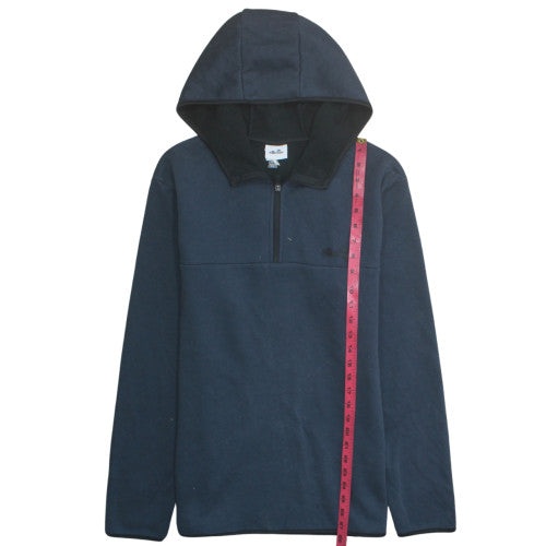 Ellesse Men’s Blue Fleece Pullover Hoodie Size M 1/2 Zip Lightweight