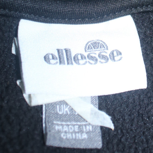 Ellesse Men’s Blue Fleece Pullover Hoodie Size M 1/2 Zip Lightweight