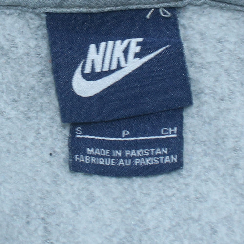 Nike Men's Grey Full Zip Hoodie Size S Sportswear Fleece