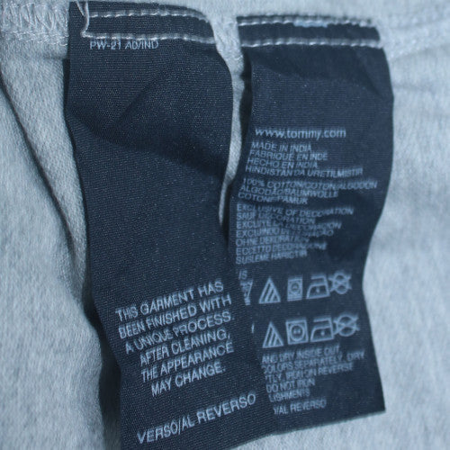 Hilfiger Denim Men's Grey XL Regular Fit Cotton Polo Shirt