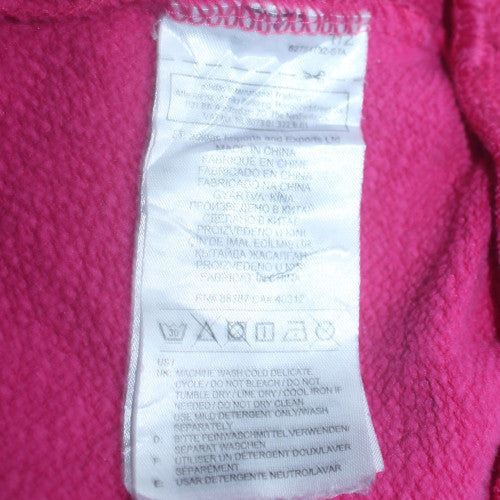 Adidas Womens Pink Pullover Hoodie M Cotton Casual Sweatshirt